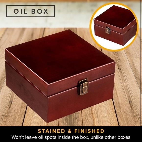 Essential Oil Storage Box Organizer 25 Bottle Holds 5-15ml & 10ml Roller Bottles - Picture 1 of 3